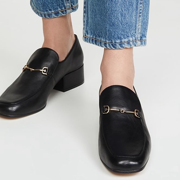 black sam edelman loafers